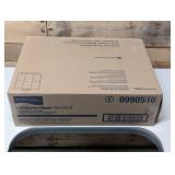 Kimberly Clark Professional Universal Folded Paper Towel Dispenser (09905), for Kleenex and Scott Brand Multifold and C-fold, 13.3” x, 5.9” x 18.9”, Smoke (Black) Kimberly Clark Professional Universal Folded Paper Towel Dispenser (09905), for Kleenex and Scott Brand Multifold and C-fold, 13.3” x, 5.9” x 18.9”, Smoke (Black)