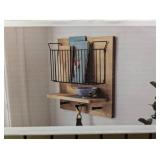 17"x14" Wall Organizer Brown/Black - Threshold 17"x14" Wall Organizer Brown/Black - Threshold