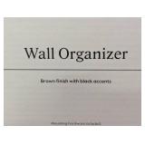 17"x14" Wall Organizer Brown/Black - Threshold 17"x14" Wall Organizer Brown/Black - Threshold