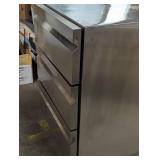 TAZPI 4.9 cu. ft. 24 in. 200-Can Built-in/Freestanding Triple Drawer Outdoor Cooler Fridge, Stainless Steel - Scratch & Dent - New TAZPI 4.9 cu. ft. 24 in. 200-Can Built-in/Freestanding Triple Drawer Outdoor Cooler Fridge, Stainless Steel - Scratch & Dent - New