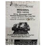 24 in. 55,000 BTU Match Light Mountain Oak Vented Natural Gas Log Set 24 in. 55,000 BTU Match Light Mountain Oak Vented Natural Gas Log Set