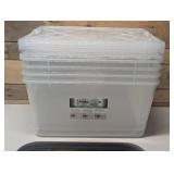 4 Pack - Greenmade InstaView 45 Multi-Use Storage Bin, 45 Quart 4 Pack - Greenmade InstaView 45 Multi-Use Storage Bin, 45 Quart