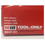 Milwaukee M18 18-Volt Lithium-Ion Cordless Electric Portable Inflator (Tool-Only) Milwaukee M18 18-Volt Lithium-Ion Cordless Electric Portable Inflator (Tool-Only)
