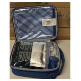 Titan Insulated Expandable Lunch Bag, Blue by Arctic Zone Titan Insulated Expandable Lunch Bag, Blue by Arctic Zone