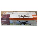 Kensgrove II 72 in. Smart Indoor/Outdoor Matte Black Ceiling Fan with Remote Included Powered by Hubspace Kensgrove II 72 in. Smart Indoor/Outdoor Matte Black Ceiling Fan with Remote Included Powered by Hubspace