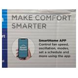 42 in. 3-Speeds Tower Fan in Gray with Wi-Fi, Sleep Mode, 60° Oscillation, 7-Hours Timer, Aromatherapy Box, Negative Ion 42 in. 3-Speeds Tower Fan in Gray with Wi-Fi, Sleep Mode, 60° Oscillation, 7-Hours Timer, Aromatherapy Box, Negative Ion
