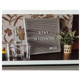 14"x 14" Wood Letterboard Gray - Threshold™: MDF Message Board with 181 Characters, Wall Sign Panel 14"x 14" Wood Letterboard Gray - Threshold™: MDF Message Board with 181 Characters, Wall Sign Panel