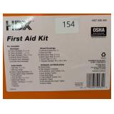 First Aid Kit 328 Piece OSHA Compliant Contractor Office Jobsite Emergency Box First Aid Kit 328 Piece OSHA Compliant Contractor Office Jobsite Emergency Box