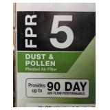12 Pack - 12 In. X 36 In. X 1 In. Standard Pleated Air Filter FPR 5, MERV 8 12 Pack - 12 In. X 36 In. X 1 In. Standard Pleated Air Filter FPR 5, MERV 8
