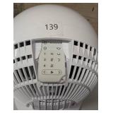 WOOZOO Fan with Remote, Oscillating Fan, Desk Fan, Table Air Circulator, Globe Fan, Fan for Bedroom, 5 Speeds, White WOOZOO Fan with Remote, Oscillating Fan, Desk Fan, Table Air Circulator, Globe Fan, Fan for Bedroom, 5 Speeds, White