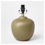 Ceramic Lamp Base Green - Threshold™ designed with Studio McGee Ceramic Lamp Base Green - Threshold™ designed with Studio McGee