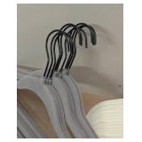 Brightroom non-Slip Velvet Hangers - 25 Hangers Total - 16 White 9 Gray Brightroom non-Slip Velvet Hangers - 25 Hangers Total - 16 White 9 Gray