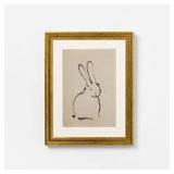 14"x18" Bunnies Framed Art - Threshold™ designed with Studio McGee 14"x18" Bunnies Framed Art - Threshold™ designed with Studio McGee