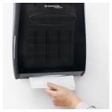 Kimberly Clark Professional Universal Folded Paper Towel Dispenser (09905), for Kleenex and Scott Brand Multifold and C-fold, 13.3” x, 5.9” x 18.9”, Smoke (Black) Kimberly Clark Professional Universal Folded Paper Towel Dispenser (09905), for Kleenex and Scott Brand Multifold and C-fold, 13.3” x, 5.9” x 18.9”, Smoke (Black)