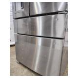 36" Whirlpool Stainless Steel French Door Refrigerator with Ice and Water Dispenser - NEW, Scratch and Dent
