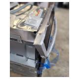Double Wall Oven with Digital Controls and Damaged Rear Panel