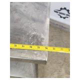 Stainless Steel kitchen prep Table with Shelf, 30x26x36 Inches