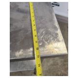 Stainless Steel kitchen prep Table with Shelf, 30x26x36 Inches