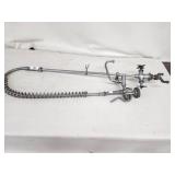Commercial Pre-Rinse Faucet with Sprayer and Wall Mount