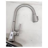 Single Handle Stainless Steel Kitchen Faucet with Pull Down Sprayer