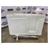 Walk-In Soaking Tub with Grab Bar and Plumbing Fittings - USED