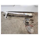 Walk-In Soaking Tub with Grab Bar and Plumbing Fittings - USED