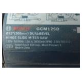 Bosch 12" Dual-Bevel Hinge Slide Miter Saw on Rolling Stand Bosch 12" Dual-Bevel Hinge Slide Miter Saw on Rolling Stand
