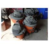 *4* Ridgid Wet/Dry Vacs *4* Ridgid Wet/Dry Vacs