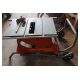 Ridgid 10" Table Saw on Rolling Stand Ridgid 10" Table Saw on Rolling Stand