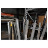 Assorted Float Poles and Extensions with Rack Assorted Float Poles and Extensions with Rack