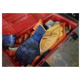 Tool Box with Rubber Gloves Tool Box with Rubber Gloves
