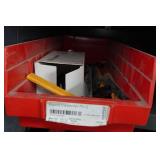 Metal Cabinet with Contents - Nails, Screws, Blades