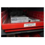 Metal Cabinet with Contents - Nails, Screws, Blades