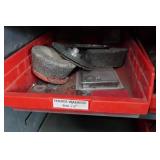 Metal Cabinet with Contents - Nails, Screws, Blades