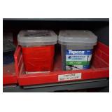 Metal Cabinet with Contents - Nails, Screws, Blades