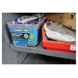 Metal Cabinet with Contents - Nails, Screws, Blades