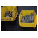 Metal Cabinet with Contents - Nails, Screws, Blades