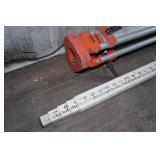 Aluminum Level Tripod and Target Stick Aluminum Level Tripod and Target Stick