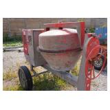 Multiquip Tow Behind Concrete Mixer - Honda Gas Powered Multiquip Tow Behind Concrete Mixer - Honda Gas Powered