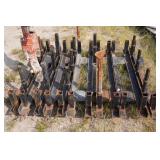 Air Jackhammer and Bits on Rack with Fork Pockets Air Jackhammer and Bits on Rack with Fork Pockets
