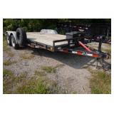 2017 PJ 20' Manual Tilt Trailer with Winch 2017 PJ 20' Manual Tilt Trailer with Winch
