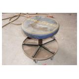 Goodyear Racing Rolling Shop Stool Goodyear Racing Rolling Shop Stool