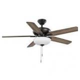 Hampton Bay Holly Springs 52 in. Indoor Matte Black LED Ceiling Fan with Light, Downrod and Reversible Blades Included   Customer  Returns See Pictures Hampton Bay Holly Springs 52 in. Indoor Matte Black LED Ceiling Fan with Light, Downrod and Reversible Blades Included   Customer  Returns See Pictures