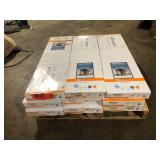 9 Boxes of Lifeproof Chevron Dusk Cherry 22 MIL x 12 in. W x 28 in. L Click Lock Waterproof Luxury Vinyl Plank Flooring (18.9 sq. ft./Case)  Customer Returns See Pictures 9 Boxes of Lifeproof Chevron Dusk Cherry 22 MIL x 12 in. W x 28 in. L Click Lock Waterproof Luxury Vinyl Plank Flooring (18.9 sq. ft./Case)  Customer Returns See Pictures