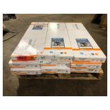 9 Boxes of Lifeproof Chevron Dusk Cherry 22 MIL x 12 in. W x 28 in. L Click Lock Waterproof Luxury Vinyl Plank Flooring (18.9 sq. ft./Case)  Customer Returns See Pictures 9 Boxes of Lifeproof Chevron Dusk Cherry 22 MIL x 12 in. W x 28 in. L Click Lock Waterproof Luxury Vinyl Plank Flooring (18.9 sq. ft./Case)  Customer Returns See Pictures