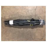 Lot of FIRM GRIP 5 ft. Golf Umbrella in All Black  Customer Returns See Pictures Lot of FIRM GRIP 5 ft. Golf Umbrella in All Black  Customer Returns See Pictures