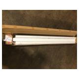 Home Decorators Collection White Cordless Room Darkening Faux Wood Blind with 2 in. Slats - 72.5 in. W x 72 in. L (Actual 72 in. W x 72 in. L)  Customer Returns See Pictures Home Decorators Collection White Cordless Room Darkening Faux Wood Blind with 2 in. Slats - 72.5 in. W x 72 in. L (Actual 72 in. W x 72 in. L)  Customer Returns See Pictures
