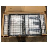 FLEXIMOUNTS 24 in. x 48 in. Heavy Duty Wall Shelf with Brackets in Black  Customer  Returns See Pictures FLEXIMOUNTS 24 in. x 48 in. Heavy Duty Wall Shelf with Brackets in Black  Customer  Returns See Pictures