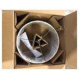 Hampton Bay Ganton 58 in. Polished Nickel Finish 1-Light Standard Floor Lamp for Living Room with Hardback Drum Linen Shade     Customer  Returns See Pictures Hampton Bay Ganton 58 in. Polished Nickel Finish 1-Light Standard Floor Lamp for Living Room with Hardback Drum Linen Shade     Customer  Returns See Pictures