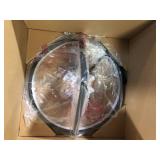 Home Decorators Collection Townly 35-Watt 1-Light Satin Black Bowl Integrated LED Pendant Light with Open Metal Ring Shade      Customer  Returns See Pictures Home Decorators Collection Townly 35-Watt 1-Light Satin Black Bowl Integrated LED Pendant Light with Open Metal Ring Shade      Customer  Returns See Pictures